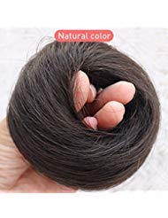 Natural Black Chimera Messy Bun Hair Extensions Synthetic