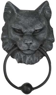 New Cat Gargoyle door knocker 7"
