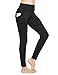 BALEAF Women's Fleece Lined Leggings Winter Yoga Leggings Thermal High Waisted Pocketed Pants