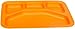 Green Eats Divided Tray, Orange