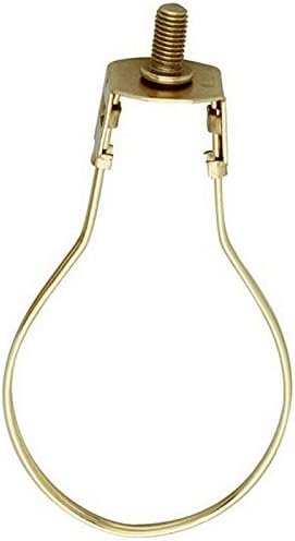 Lighting part : Lamp Shade Adapter (Clips onto Round Light Bulbs) No Harp Needed