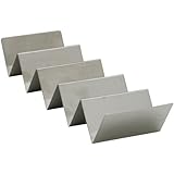 Winco TCHS-45 4-5 Compartments Stainless Steel Taco Holder Set of 3