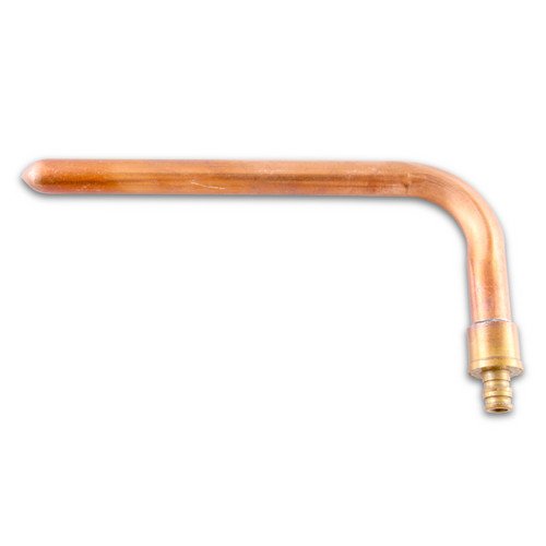 Uponor Wirsbo Lf2865050 Propex Lf Copper Stub Ell 12" Pex Lf Brass X 12" Copper (312" X 8")