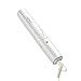 VAV 2 In 1 Hair Iron Mini Hair Curler and Straightener, Dual Voltage Curling Iron and Flat Iron for Travel, Ceramic Tourmaline Coating (White)