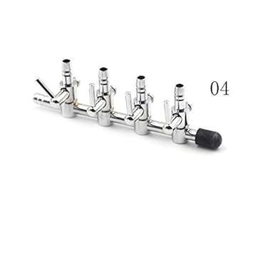 Generic 5 Ways Aquarium Stainless Steel Control Valve Air Pump