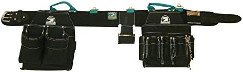 Gatorback Professional Electrician's Tool Belt Combo w/ Padded Comfort Belt (3X-large 50-55 Inch Waist). Ventilated Comfort Belt with Heavy Duty Pouches for Electricians, Carpenters, Framer.
