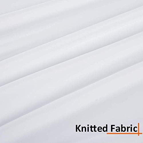 Abakan Full 12" Waterproof Mattress Encasement Box Spring 100% TPU Cooling Soft Durable Breathable Hypoallergenic Machine Washable 6-Sided Zippered Mattress Protector Knitted Fabric 11" 13" inch - Thumbnail 2