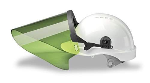 Elvex WELCUARC1 Flash-Pro Head and Face Arc Protection Kit Cu-Arc-1, PPE Risk Cat 1 with Quattro Ear Plugs, 9.5" Height, 9" Width, 8" Length, Polycarbonate, One Size, White