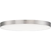 Maxim Trim-20W 1 LED Flush Mount-11 Inches Wide by 0.75 inches high-Satin Nickel Finish