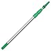 Unger ED900 Opti-Loc Aluminum Extension Pole, 30 ft, Three Sections, Green/Silver