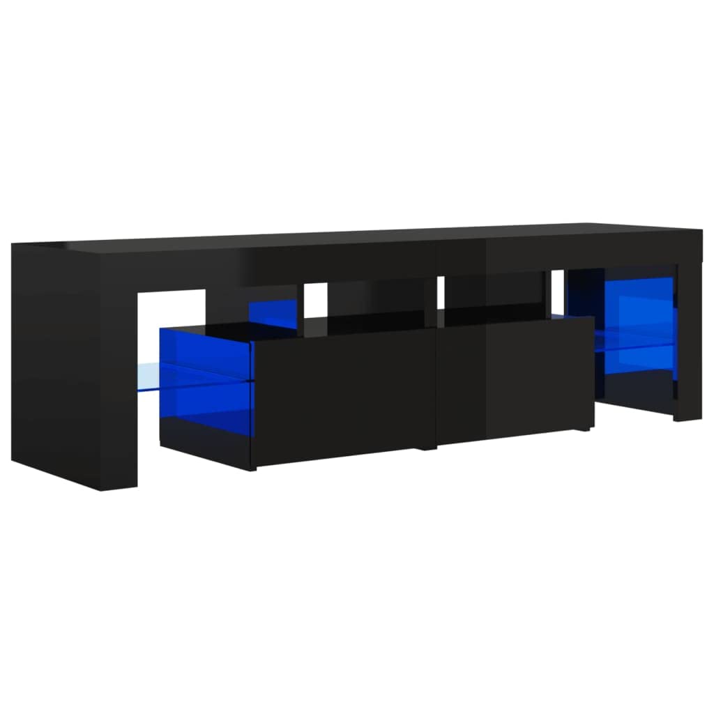 vidaXL-Mueble-para-TV-con-Luces-LED-Soporte-Armario-Aparador-Estante-Salon-Sala-de-Estar-Decoracion-Entretenimiento