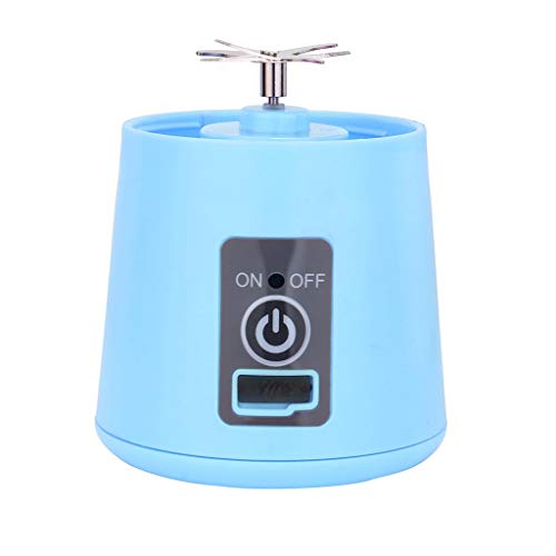 Fullwei Compact Juicer Machines, 380ml USB Electric Fruit Juicer Handheld Smoothie Maker , Portable Quiet Juice Cup (Blue) - Thumbnail 7