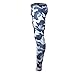 Xtextile Mens Camouflage Sports Compression Tight Leggings (Medium, Black+Grey)