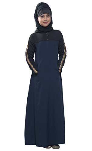 Navy Crepe Abayas and Jilbabs