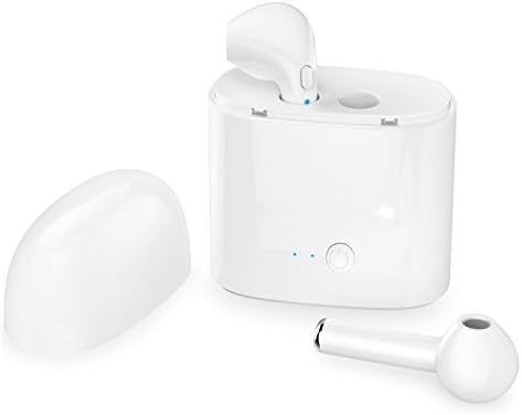 Bluetooth Headphones, Wireless Earbuds Stereo Earphones Cordless Sport Headsets for Apple AirPods iphone 8, 8 plus, X, 7, 7 plus, 6s, 6S Plus -White