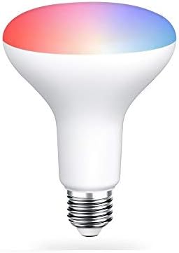 Multicolored Led Light Bulb R95 Smart Home LED Dimmable Light Bulb with Colored Glow Effect 900-Lumen, 2700-6500 Kelvin, 9-Watt (90-Watt Equivalent), E26 E27 Base, Frosted, Colored dimmable