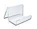 Clear Acrylic Plastic Business or Sign Card Holder, Cell Phone or Other Item Merchandise Display Stand Easel (2 Pack) (Style G)