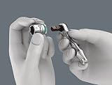 Wera 8001 A Zyklop Mini Ratchet 1/4 in with 1/4 in Socket Adaptor view 9