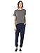 Alternative Womens Pony Melange Burnout T-Shirt w/ Back Strap
