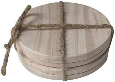 CASA MICASA Handmade Pink Marble Coasters for Home and Office,Tea | Coffee | Wine | Coasters (Set of 4)