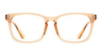 TIJN Unisex Stylish Square Non-Prescription Eyeglasses Glasses Clear