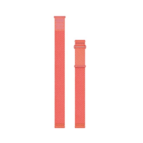 Quick Release Bands (20 mm) Coral/Red Pink ComfortFit Fabric at Amazon