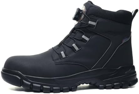 LIWEGHT Safety Shoes for Men Women Slip Resistant Steel Cap Shoes Boot ...