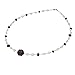 NOVICA Handmade Cultured Freshwater Pearl Garnet Pendant Necklace .925 Sterling Silver Stainless Steel Red White Thailand Birthstone [18 in L x 0.4 in W] 'Caviar'