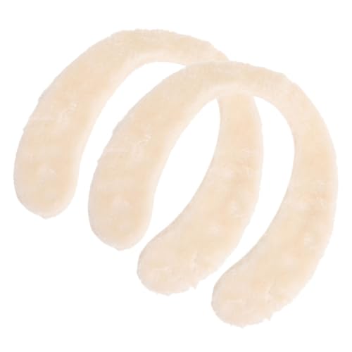 Toyvian 2pcs Toilet Seat Mats for Toddlers Boys and Girls Fluffy Seat Pads Bathroom Accessories Potty Training Comfortable Reusable Covers