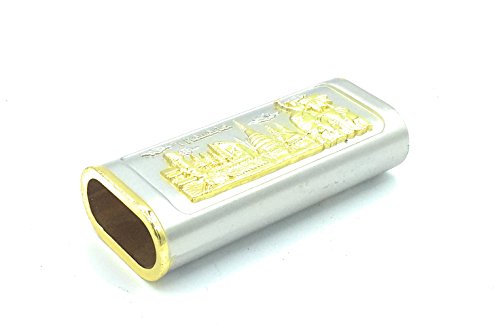 Thailand Beautiful unique Cigarette Lighter Sheath Case Holder - Lighter sleeve Metal silver gold great Gift and Collectible with original box