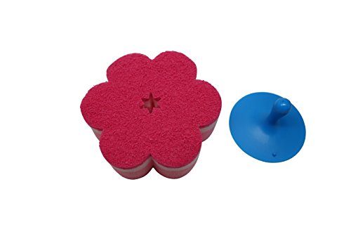 Clean Team Solutions Suction Sink Sponge, Colors Vary, 1-Pack (2 Discs)