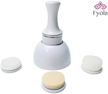 New Deep Pore Cleansing Soft Touch Facial Cleaner-Fyola-Electric Vibrating Facial Cleansing Brush, Waterproof, Skin Massage Scrubber Excellent For Removing Dead Skin