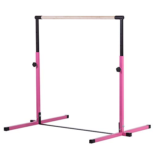 Nimble Sports Little Gym Deluxe - Adjustable Bar - Adjustable Balance Beam - 8ft Folding Mat - 6ft Landing Mat