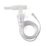 Inhaler Compressor Replacement Tubing & Kit Breathing Treatment Machine Parts Accessories, 7 ft Soft Tubing, T Piece and tubing (2 Packs)
