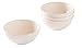 EVO Sustainable Goods 16 oz. Bowl Set, White