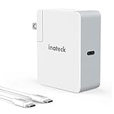 Inateck 45W USB C Wall Charger Power Delivery PD Charger with USB C Cable for MacBook 12