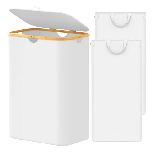 SpaceAid Double Laundry Hamper with Lid