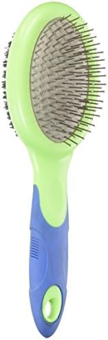 u•groom Bristle/Pin Combo Brushes — Versatile Brushes for Grooming Dogs, 9"