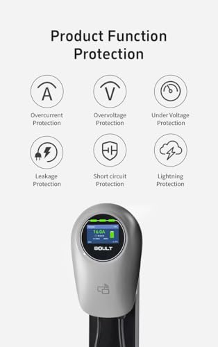 Wallbox EV Charger | Type 2, 11kW, 3-Phase, 16A | IP65 Rated | Smart WiFi Control | RFID Access | 5m Cable | For GCC EVs Like like: Tesla, Mercedes, BYD, Audi & More