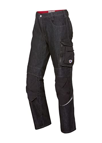 BP 1972-031-0009 Workwear - Pantalones vaqueros unisex, algodón y elastano, color negro, talla 40/30
