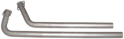 Pypes Exhaust DGU13S 2-1/2" Diameter Stainless Steel Exhaust Manifold Downpipe with 3-Bolt Flange for GM G-Body/Small Block Chevrolet V8-Pair