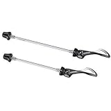 ONIPAX MTB Road Mountain Bicycle Wheel Hub Front and Rear Quick Release Skewer (Black)