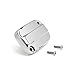 Chrome Front Brake Fluid Reservoir Cap Compatible with Harley Davidson Electra Glide/Road King (2007-2012)