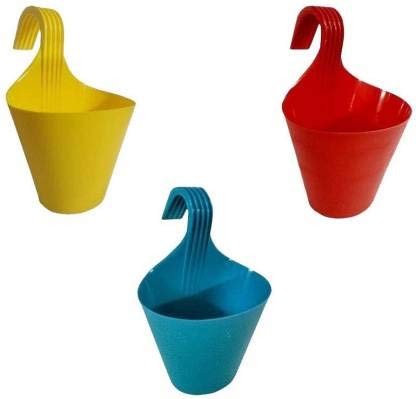 ACE Retail Ventures Plant Container Set Hanging Planters Flower Pot (3)