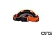 CRG Sports Orange Motocross ATV Dirt Bike Off Road Racing Goggles T815-7-6A Multi-Color Lens Orange Frame