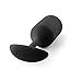 b-Vibe Snug Plug 3, Weighted Silicone Butt Plug, Intermediate Anal Plugs - Sex Toys for Adults, 180g (Black)
