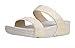 FitFlop Women's Shimmy Suede Slide Sandal, Pale Gold, 7 M US
