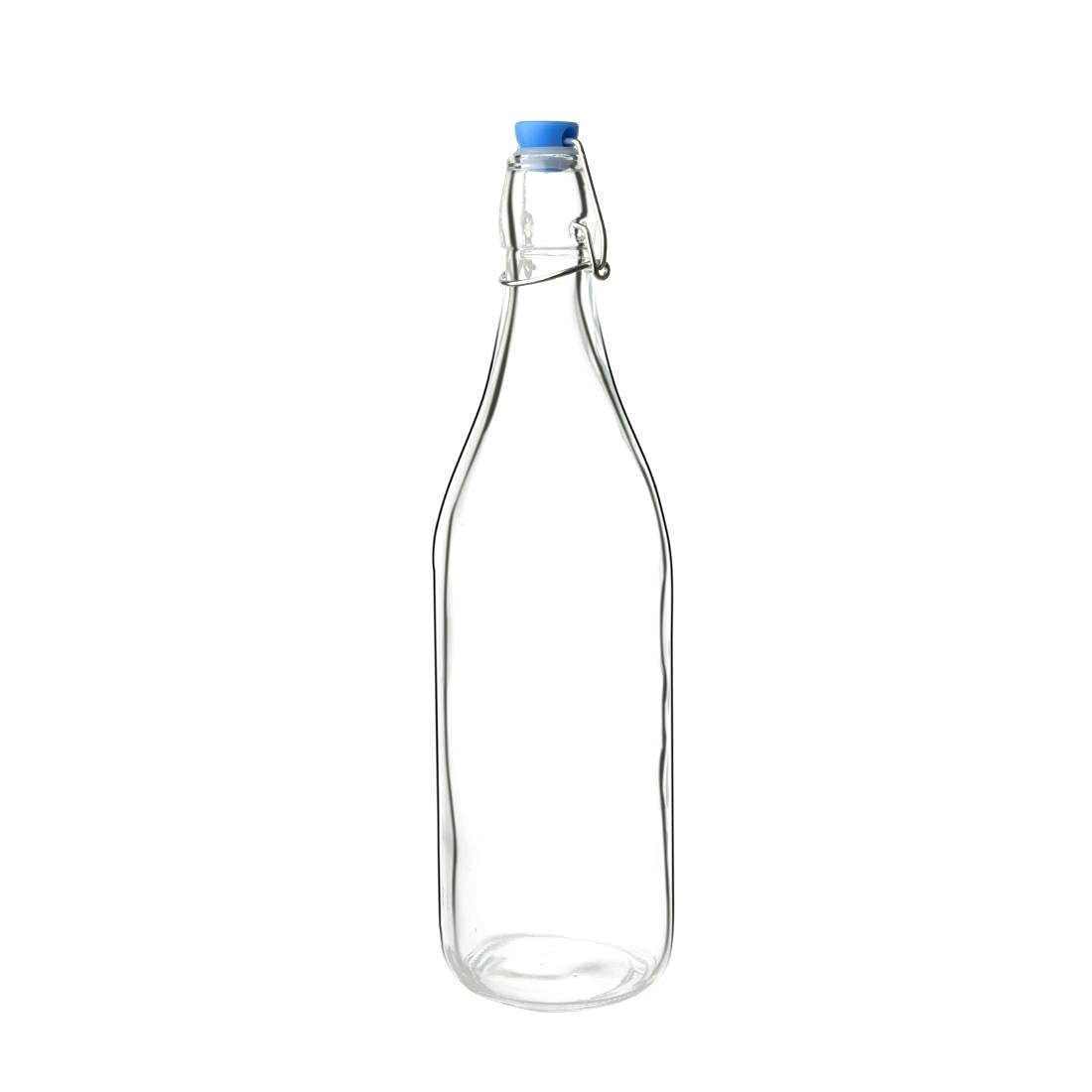Olympia Glass Water Bottles with Swing Top Stopper 1.2L Pack of 6