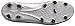 adidas Performance Kids' X 16.3 Firm Ground Soccer Shoe (Little Kid/Big Kid), Silver Metallic/Black/Indoorfrared, 4.5 M US Big Kid