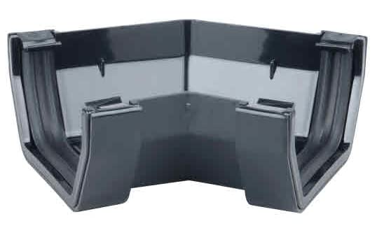 OSMA 8T804B Black 111mm 135 Degree Angle for Stormline Ogee Gutter System